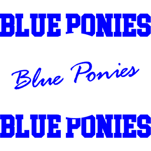 Blue Pony Logo#28