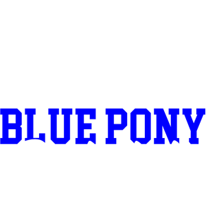 Blue Pony Logo#33
