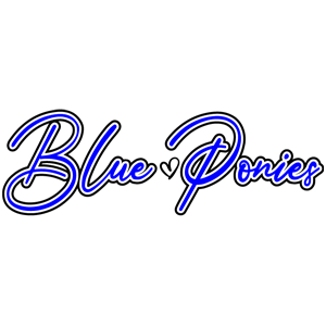 Blue Pony Logo#34
