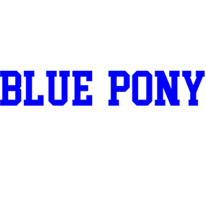 Blue Pony Logo#42