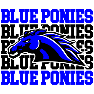 Blue Pony Logo#6