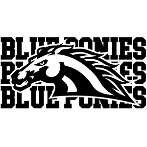 Blue Pony Logo#8